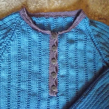 MANDRAZZE RUSTIC, aran-weight cotton sweater