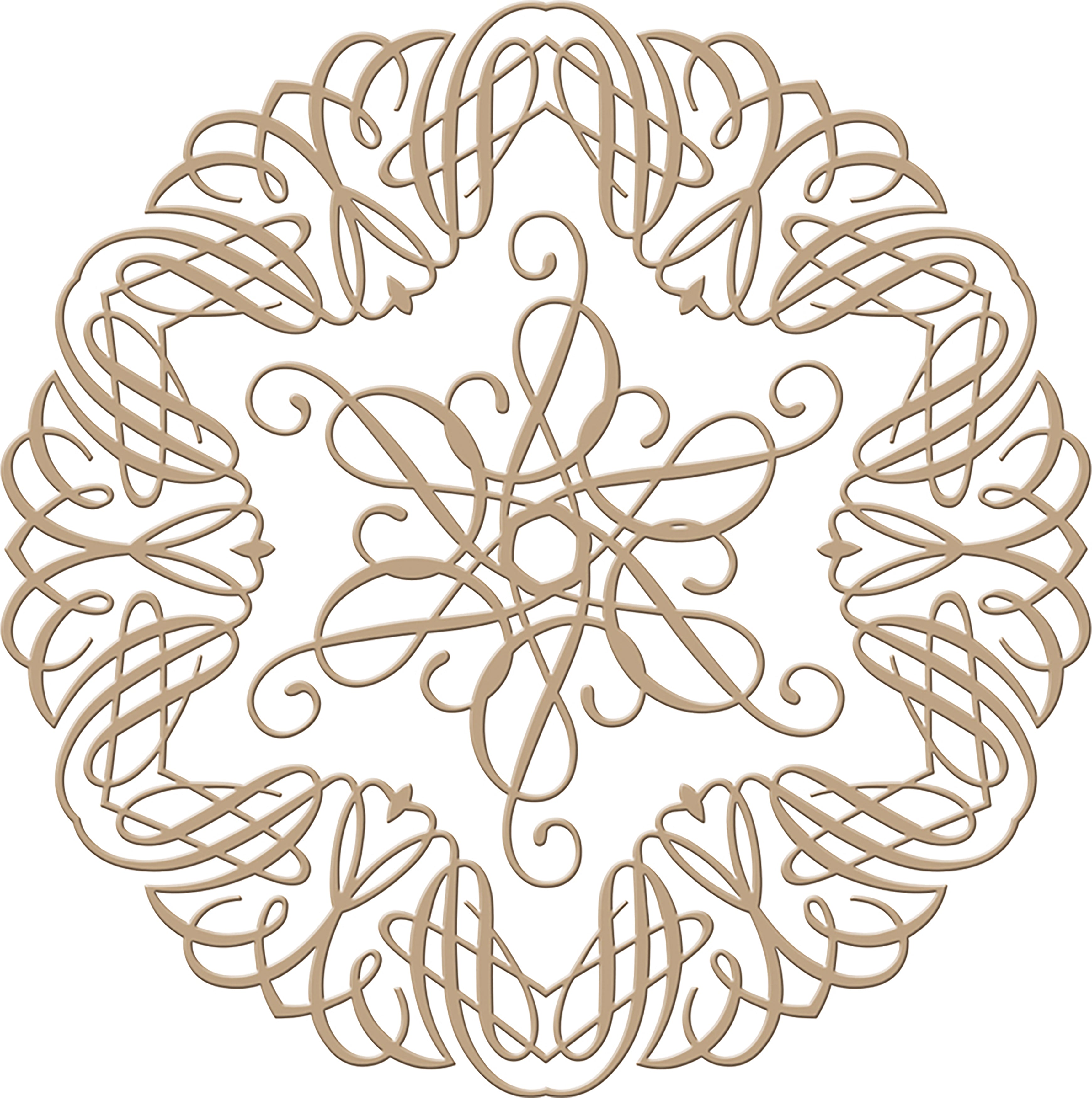 Spellbinders Glimmer Hot Foil Plate - Elegant Circle