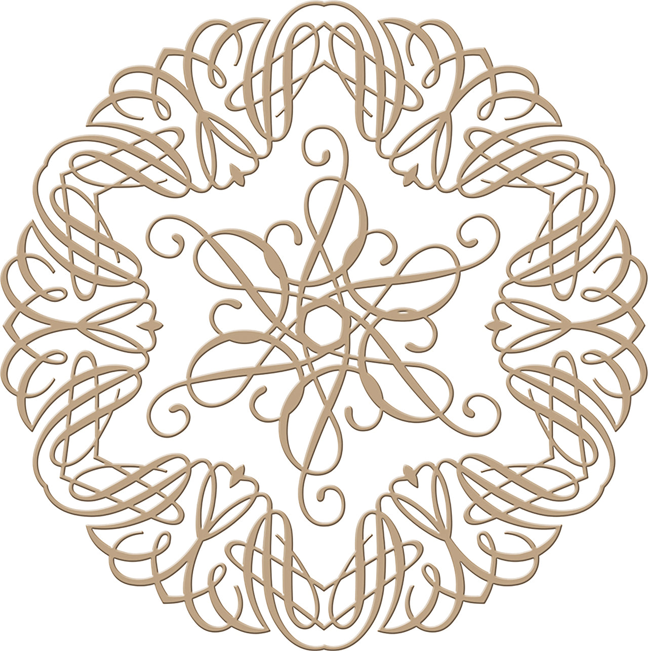 Spellbinders Glimmer Hot Foil Plate - Elegant Circle