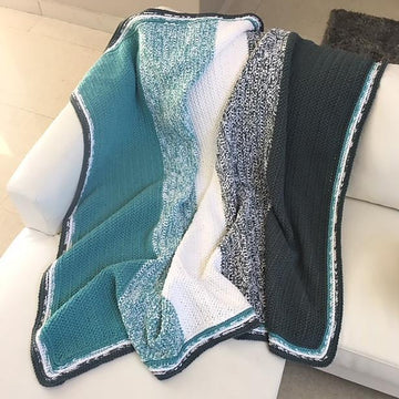 Herringbone Crochet Blanket