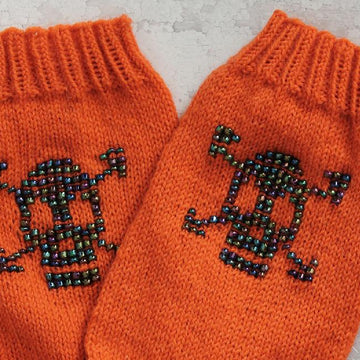 Not just for Halloween Skully Socks