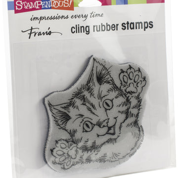 Stampendous Cling Stamp - Cat Attack