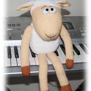 Sheep Knitting Pattern (an extremely soft, huggable and cute toy)