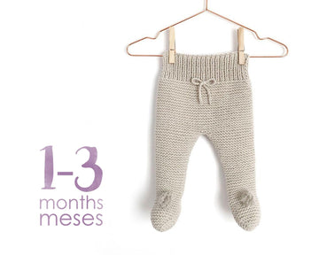 Size 1-3 months - NUR Knitted Leggings