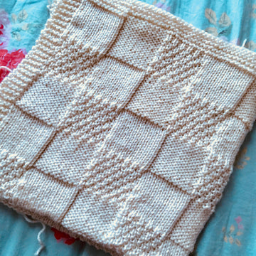 Knitting Pattern, Patch Blanket