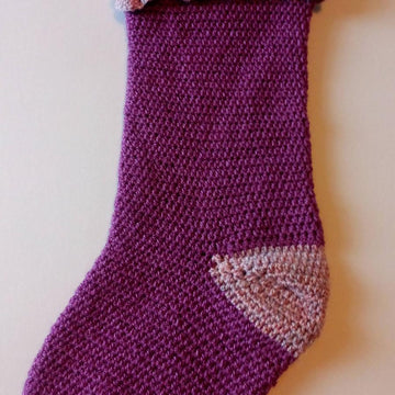 Ruffle Cuff Christmas Stocking