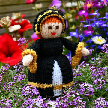 Katherine of Aragon Doll Knitting Pattern - Toy Knitting Pattern