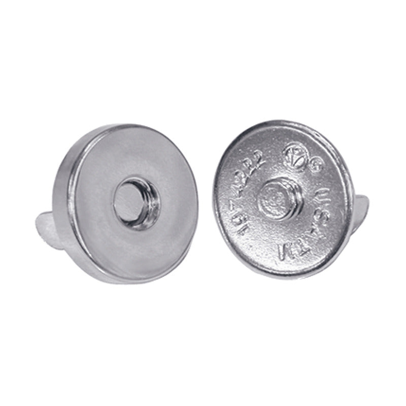 Silver Magnetic 14mm Snaps