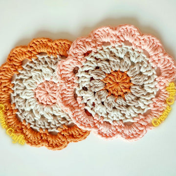 Desert Flower Coaster - Home Decoration Crochet Pattern