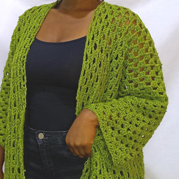 Lightweight lacy cardigan