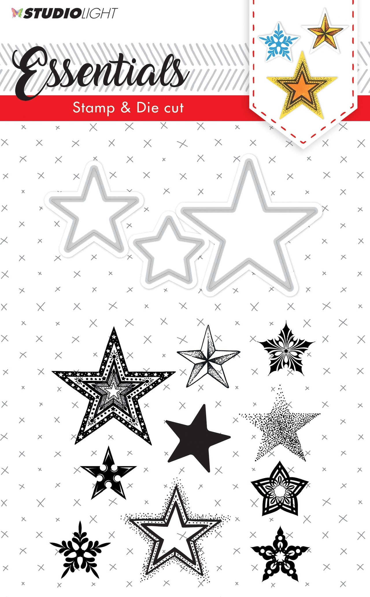 Studio Light Essentials Stamp & Die Set - 546193