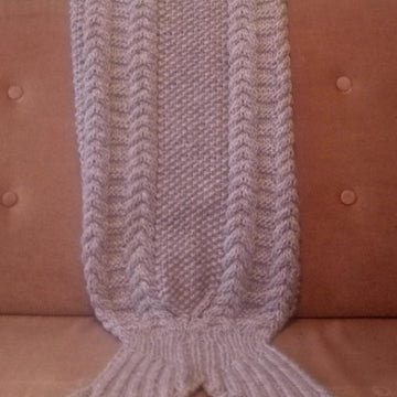 Mermaid tail blanket