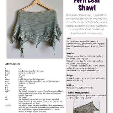 Fern Leaf Shawl