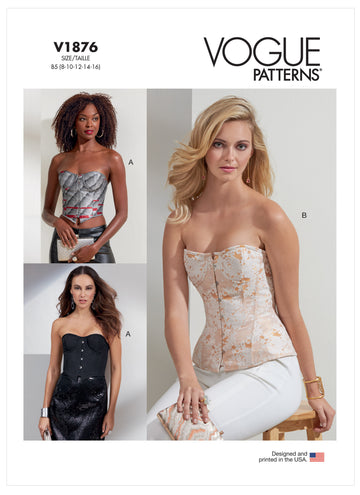 Vogue Misses' Corsets V1876 - Sewing Pattern