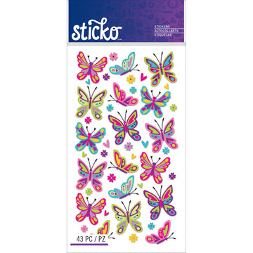 Sticko Stickers - Spicier Butterflies