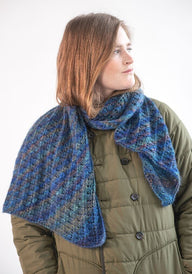 Rochelle Shawl in Berroco Tiramisu - Downloadable PDF