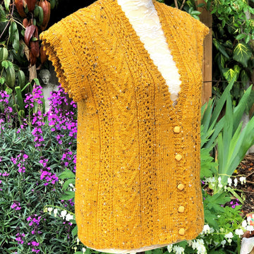 Cable & Eyelet Gilet
