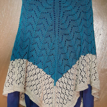 Bamboo Waterfall Shawl