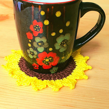 Sunflower coaster
