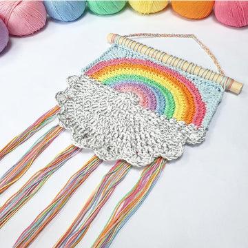 Rainbow Rounds Wall Hanging