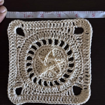 Elegant Pentagram Granny Square