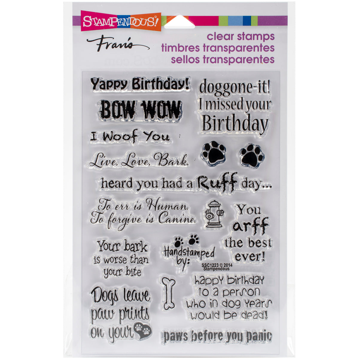 Stampendous Perfectly Clear Stamps - Dog Sayings