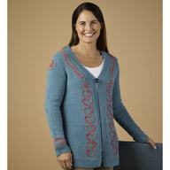 Caramel Creme - Cardigan Knitting Pattern For Women in Valley Yarns Hawley by Valley Yarns