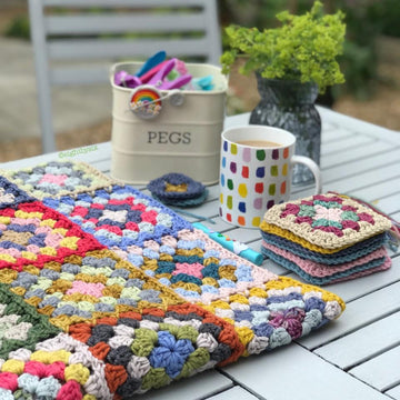 Merino Granny Blanket