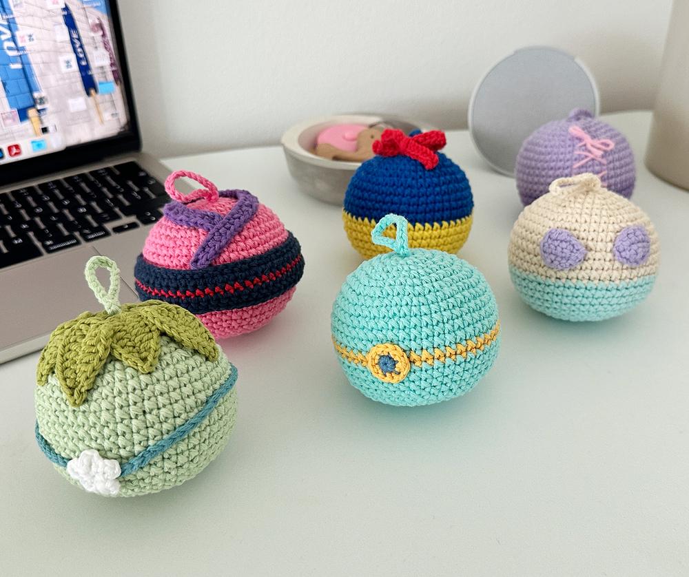 Fairytale Princess Inspired Christmas Ornament Crochet Pattern Bundle PDF