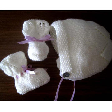 Little Princess Bonnet & Booties Set