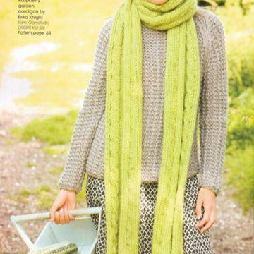 Long Cable Scarf