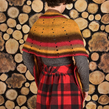 Toasty Almond Shawl