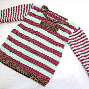 Strickanleitung Babypullover Hanna & Hannes in den Größen 62 bis 92, für mutige Anfänger