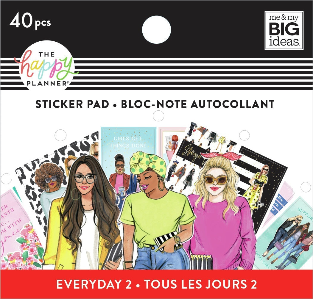 Happy Planner Tiny Sticker Pad - Rongrong Show Up