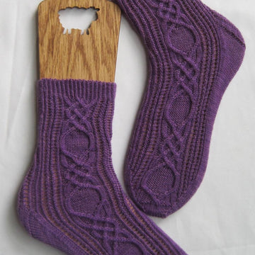 Avery's Cabled Socks