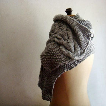 Unisex Cable Scarf