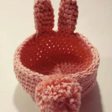 Easter Bunny Basket using Paintbox Cotton DK