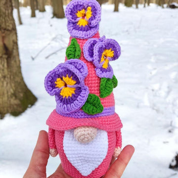 Gnome pansies