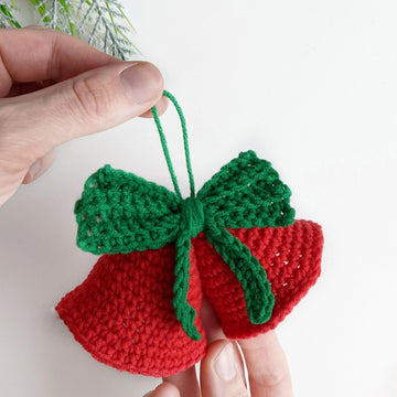Christmas bells ornament easy crochet pattern