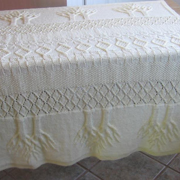 Banyan Love Super Sampler Baby Afghan Lap Blanket 45" x 50"