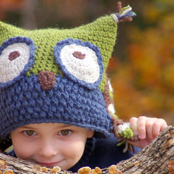 TwoGirlsPatterns Owl Hat