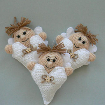 Little Valentine Angel with Heart