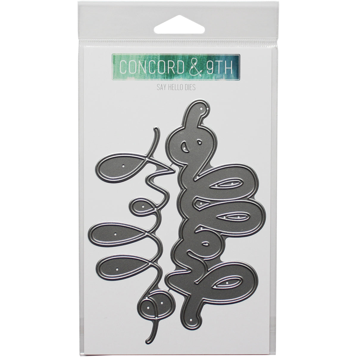 Concord & 9th Dies - Say Hello 1.875" To 5.25"