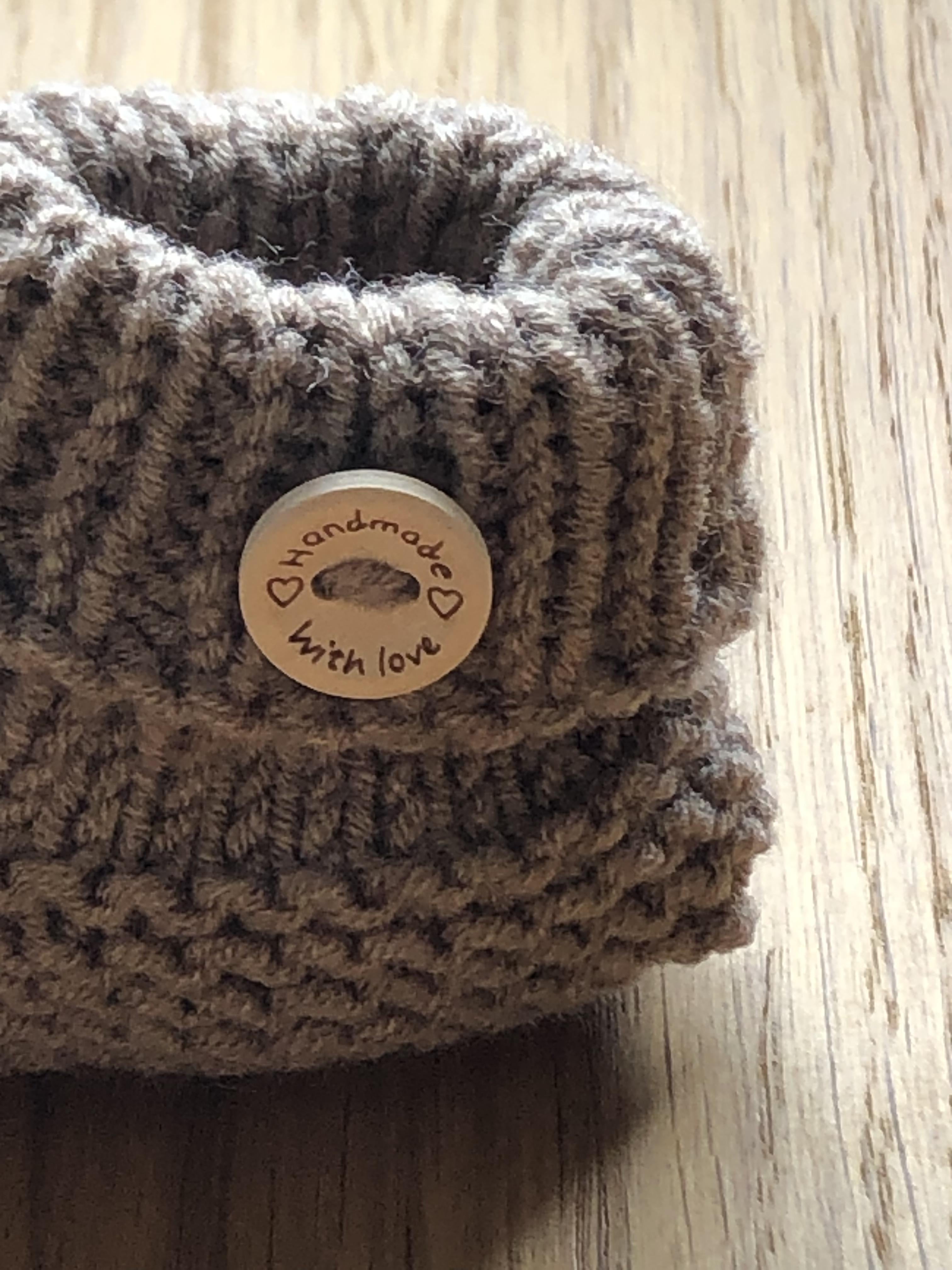 Cable Baby Booties 0-3 & 3-6 Months