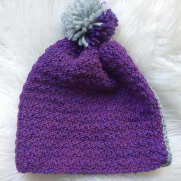 Color Block Slouchy Hat