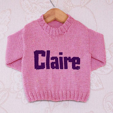 Intarsia - Claire Moniker Chart - Childrens Sweater