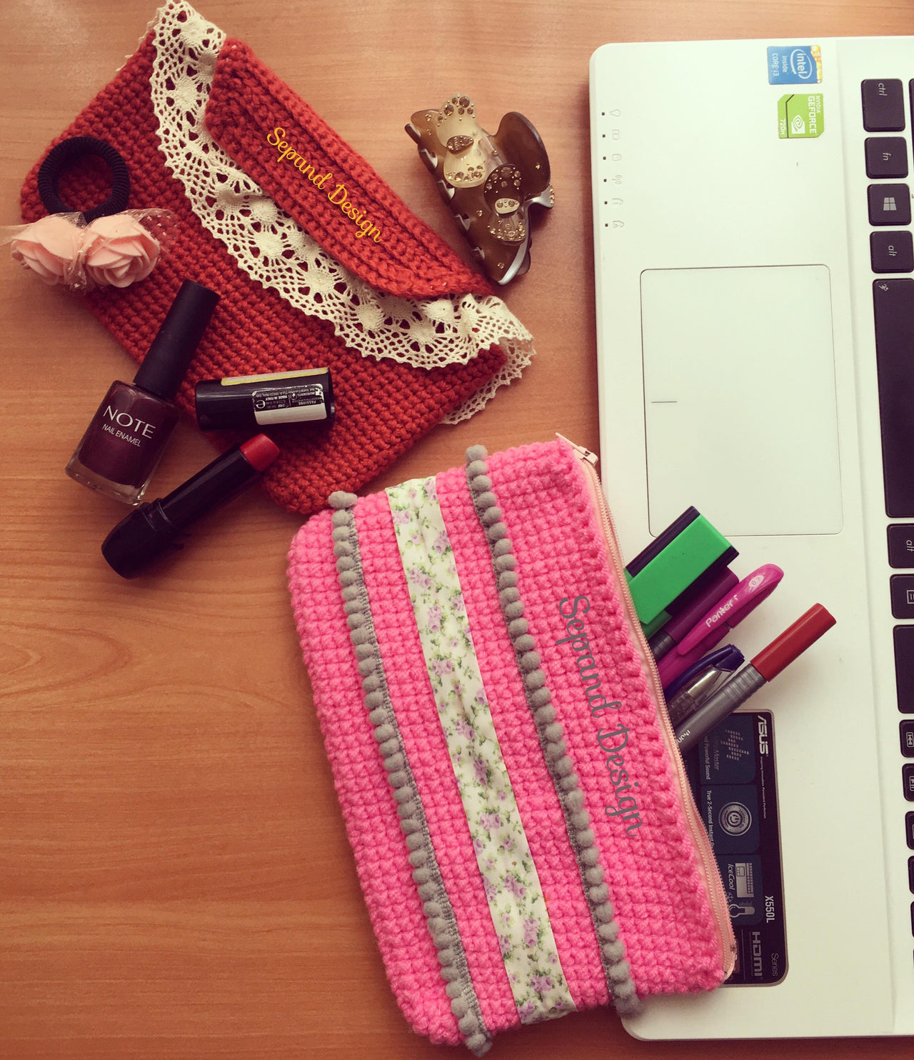 Rose pencil case