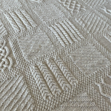 Seamless Knit Square Afghan