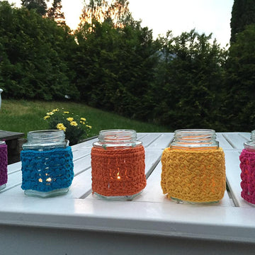 8 Mason Jar Candle Cover