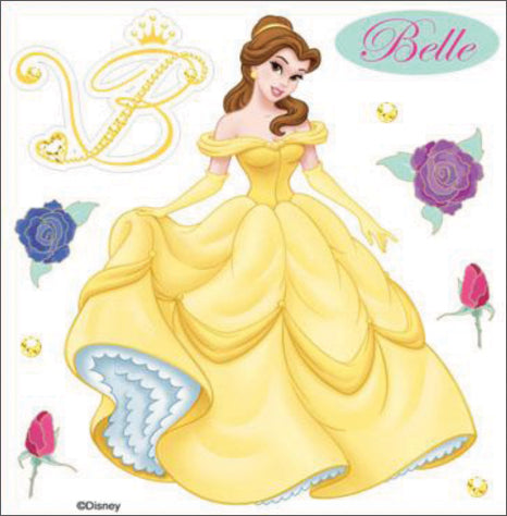 EK Success Disney Dimensional Stickers - Belle